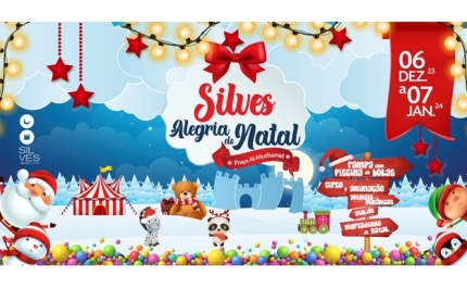 ALEGRIA DO NATAL INVADE SILVES DE 6 DE DEZEMBRO A 7 DE JANEIRO