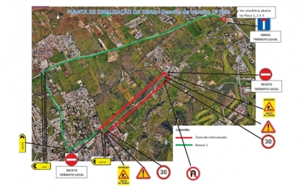 Avançam obras de requalificação da EM 537 Quatro Estradas – Luz