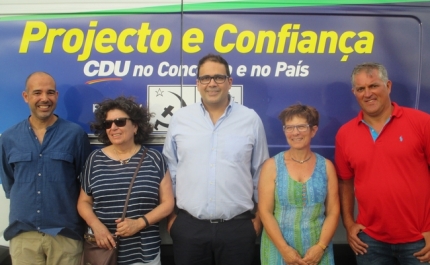 Jerónimo de Sousa na apresentação da equipa da CDU candidata à Câmara Municipal de Vila Real de Santo António