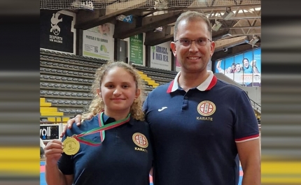 Atleta da União Shitoryu Portugal Victória Coelho sagra-se Campeã Nacional de Karaté