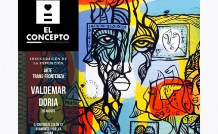 O artista de santomense Valdemar Doria inaugura «Trans-Fronteiriça» em Ayamonte