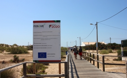 Começaram a bom ritmo as obras do Passadiço da Praia de Altura