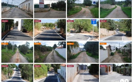 Município de Silves concluiu a pavimentação da Estrada Real em Tunes