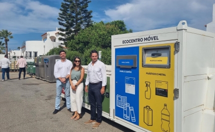 MUNICÍPIO DE ALBUFEIRA INSTALA ECOCENTROS MÓVEIS COM VISTA A MELHORAR A RECOLHA E RECICLAGEM DE RESÍDUOS