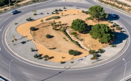 Município de Olhão assume manutenção de rotundas e avança com requalificação em Moncarapacho