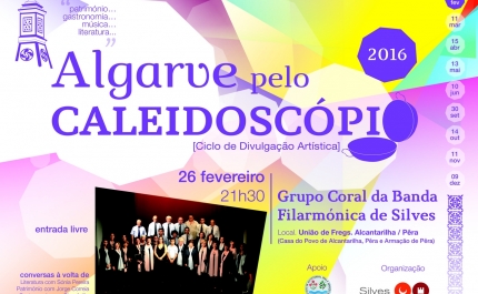 «O ALGARVE PELO CALEIDOSCÓPIO» COMEÇA DIA 26 DE FEVEREIRO
