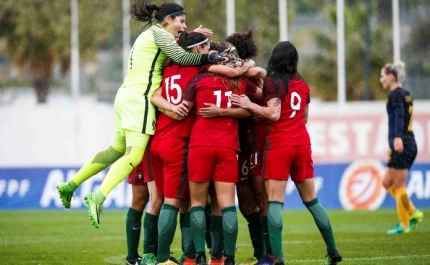 SELEÇÃO NACIONAL CONQUISTOU O PÓDIO DA ALGARVE CUP NO ESTÁDIO MUNICIPAL DE ALBUFEIRA