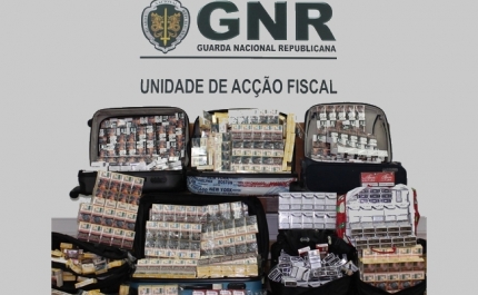 Apreensão de 46 000 cigarros