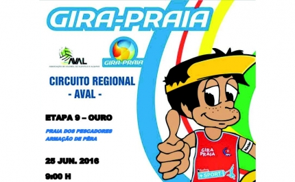 Etapa 9 do Circuito Regional Gira Praia será em Armação de Pêra