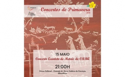 Município de Almodôvar promove novo concerto do ciclo «Concertos de Primavera 2026»