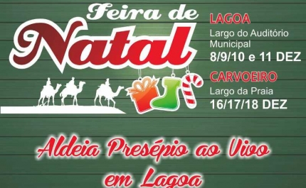 Humorista Jorge Serafim na abertura da Feira de Natal de Lagoa a 8 de dezembro