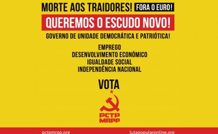 PCTP/MRPP divulga Manifesto Eleitoral Nacional no Algarve