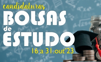 PERÍODO DE CANDIDATURAS A BOLSAS DE ESTUDO PARA O ENSINO SUPERIOR DECORRE DE 16 A 31 DE OUTUBRO