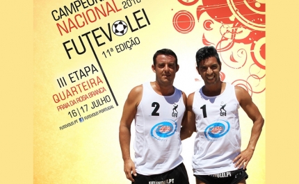 QUARTEIRA ACOLHE A III ETAPA DO CAMPEONATO NACIONAL DE FUTEVÓLEI 2016 