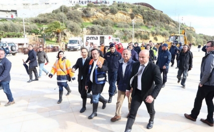 ALBUFEIRA RECEBE AJUDA PARA REDUZIR PREJUÍZOS CAUSADOS PELA INTEMPÉRIE 