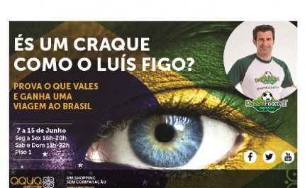 Aqua Portimão promove iniciativa futebolística com Luís Figo e DreamFootball