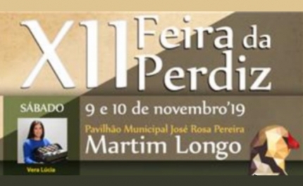 XII Feira da Perdiz decorre dia 09 e 10 de novembro em Martim Longo