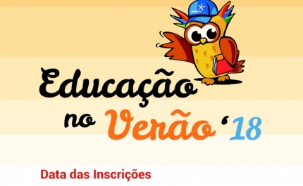 ABERTAS AS INCRIÇÕES PARA AS FÉRIAS «EDUCAÇÃO NO VERÃO»