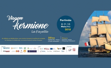 VIAGEM HERMIONE LA FAYETTE ESTARÁ EM PORTIMÃO DE 8 A 10 DE MAIO  