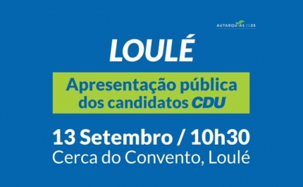 CDU Loulé apresenta publicamente os candidatos autárquicos 