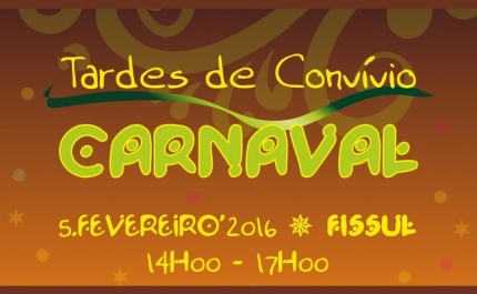 «Tardes de Convívio» | CÂMARA MUNICIPAL DINAMIZA FESTA DE CARNAVAL PARA SENIORES DO CONCELHO