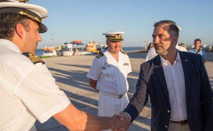 Olhão recebeu veleiros da Escola Naval em viagem de instrução