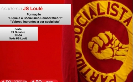 JS Loulé | Formação  «O que é o Socialismo Democrático? Valores inerentes a ser Socialista»