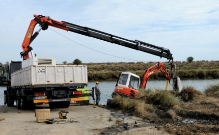 Cais de Castro Marim em construção