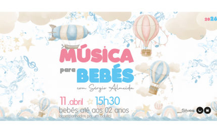 MÚSICA PARA BEBÉS REGRESSA À BIBLIOTECA MUNICIPAL DE SILVES, NO DIA 11 DE ABRIL