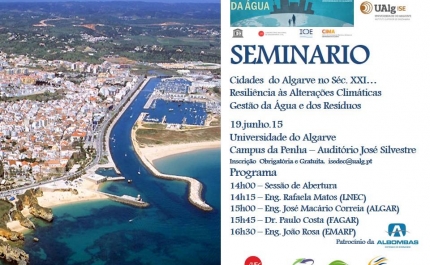 Universidade do Algarve recebe Seminário «Cidades do Algarve no Séc. XXI»