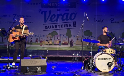 QUARTEIRA | Acoustic City encanta no Mercado de Verão com noite inesquecível