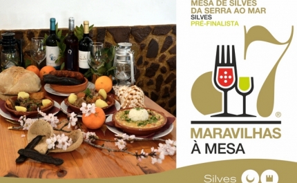 «SILVES: DA SERRA AO MAR» É PRÉ-FINALISTA DAS «7 MARAVILHAS À MESA» 