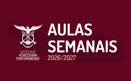 INSCRIÇÕES ABERTAS PARA AS AULAS 2026/2027 NA SOCIEDADE VENCEDORA