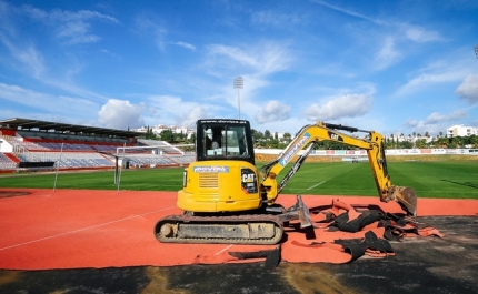 ESTÁDIO MUNICIPAL DE ALBUFEIRA RECEBE NOVA PISTA DE TARTAN