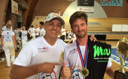 Filipe Alexandre Barros vence 6º Campeonato Europeu de Capoeira