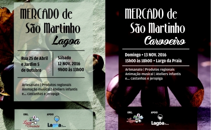 Mercado de S. Martinho leva castanhas a Lagoa e Carvoeiro