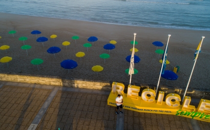 Praia Verde incluída na ação da Sociedade Ponto Verde que alerta para a necessidade de reciclar