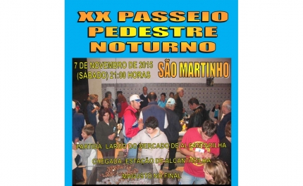 GADAG PROMOVE XX PASSEIO NOTURNO S. MARTINHO 