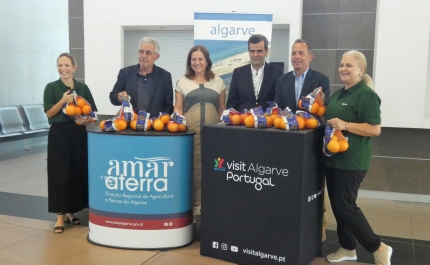 DRAP Algarve promove laranja algarvia no Aeroporto Gago Coutinho