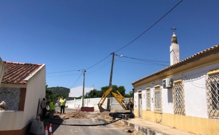 Município de São Brás de Alportel amplia rede de saneamento no sítio da Calçada