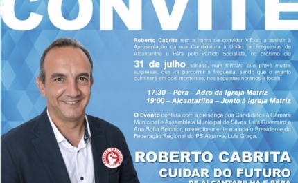 Apresentação do Candidato do PS União de Freguesias de Alcantarilha e Pêra