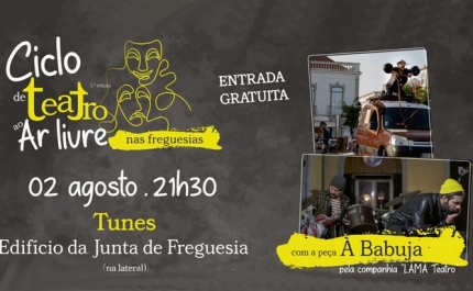  MUNICÍPIO DE SILVES PROMOVE CICLO DE TEATRO AO AR LIVRE EM TUNES