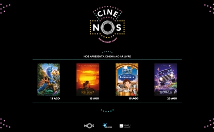 NAU Salgados Palace e o Cine NOS apresentam cinema ao ar livre