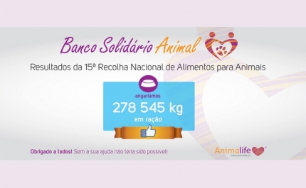 A 15ª edição do Banco Solidário recolheu 278.545,66 quilos de alimentos