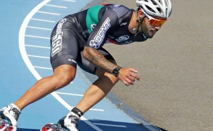 Atleta algarvio Diogo Marreiros é campeão da Europa de patinagem de velocidade