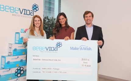 Claúdia Vieira entrega à Make-A-Wish mais de 3 mil euros angariados com a 5.ª Maratona da Maternidade 