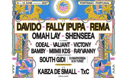 Davido, Rema e Fally Ipupa no cartaz do Afro Nation 2027 em Portimão
