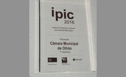 Município de Olhão conquista 1º prémio nos Troféus Ipic2016