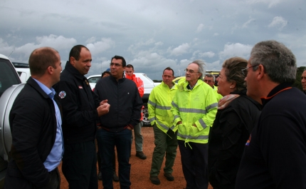 Presidentes das «Terras do Infante» visitam trabalhos no terreno
