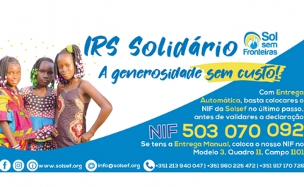 IRS Solidário com a Sol sem Fronteiras: a Generosidade sem Custo!